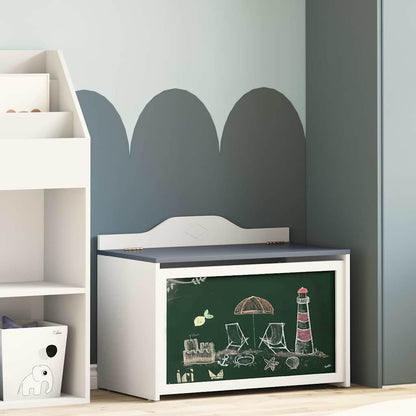 vidaXL Kids Creative Storage ROROS Grey and White 73 x 40 x 55 cm 1