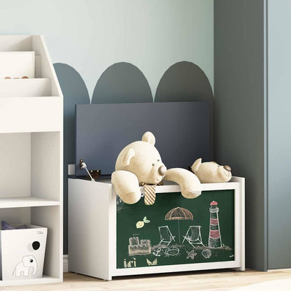 vidaXL Kids Creative Storage ROROS Grey and White 73 x 40 x 55 cm 4