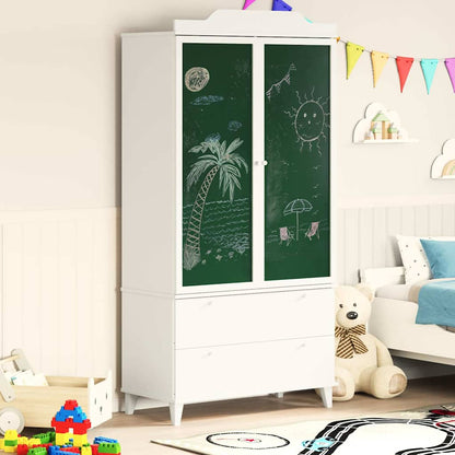 vidaXL Kids Creative Storage ROROS White 90 x 45 x 180 cm 4