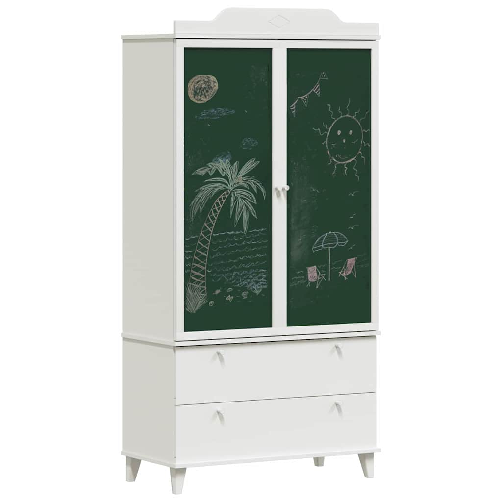 vidaXL Kids Creative Storage ROROS White 90 x 45 x 180 cm 3