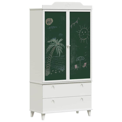 vidaXL Kids Creative Storage ROROS White 90 x 45 x 180 cm 3