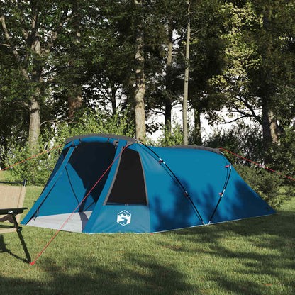 vidaXL Tunnel Tent 3-Person 3-Person Blue and Grey 1