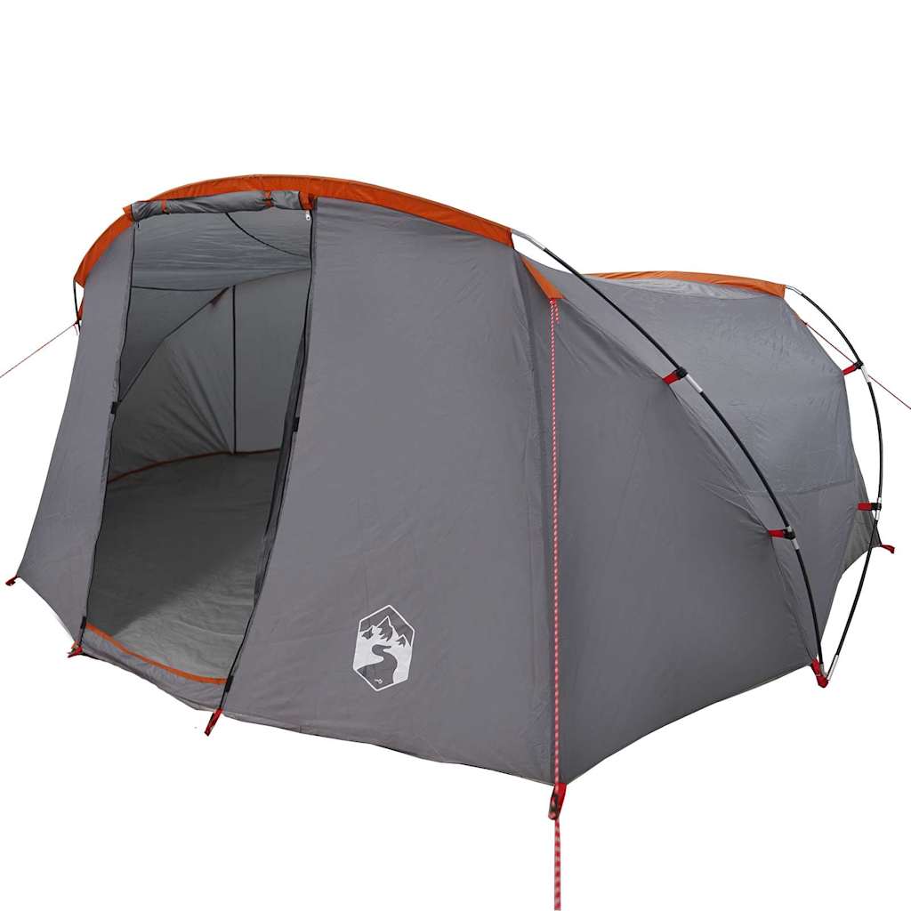 Tunnel Tent 4-Person Grey and Orange