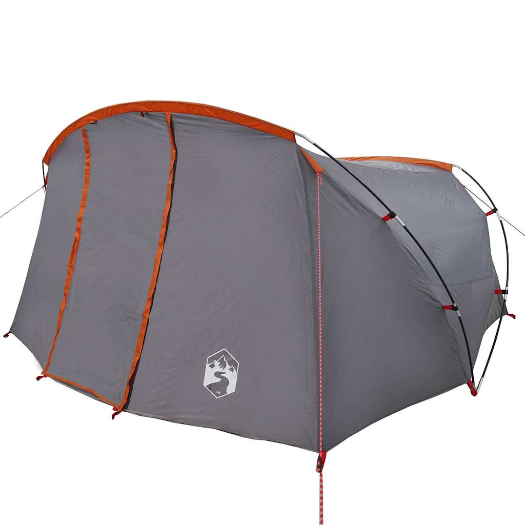 Tunnel Tent 4-Person Grey and Orange