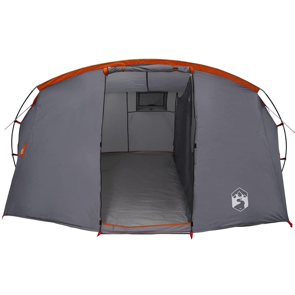 Tunnel Tent 4-Person 4-Person Grey and orange