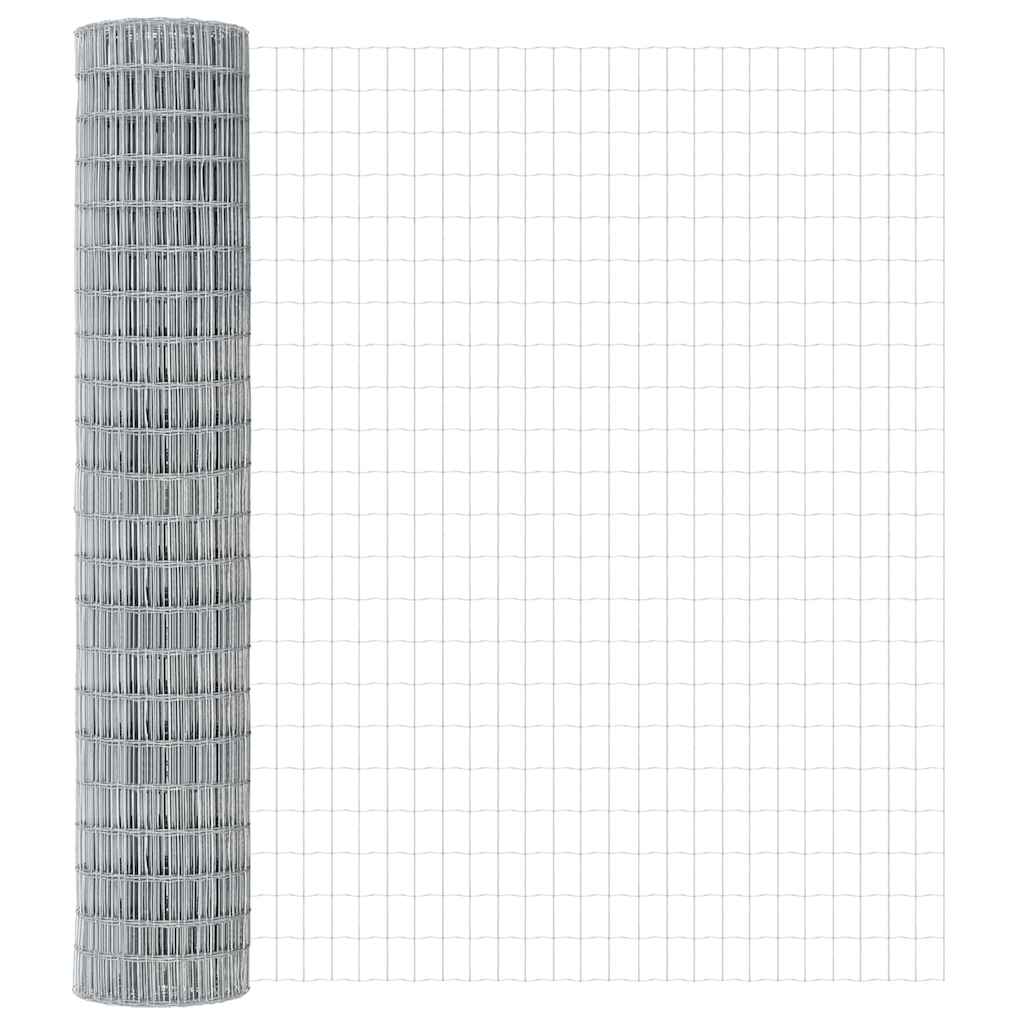 vidaXL Euro Fence 1.5 x 10 m PVC-coated iron 2
