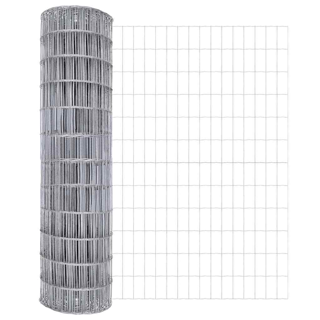 vidaXL Euro Fence 1.4 x 10 m PVC-coated iron 2
