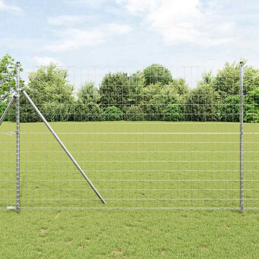 vidaXL Euro Fence 1.6 x 10 m PVC-coated iron 1