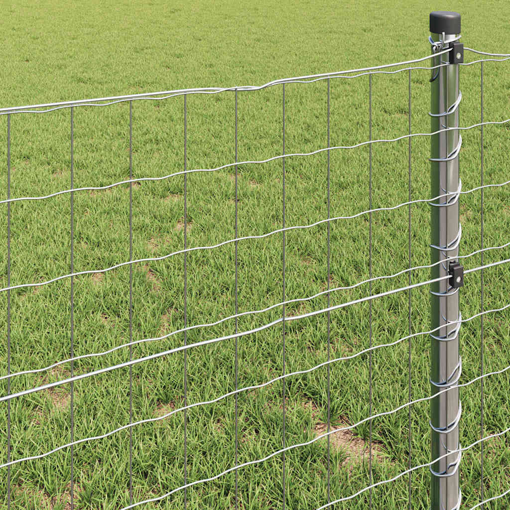 vidaXL Euro Fence 0.8 x 25 m PVC-coated iron 4