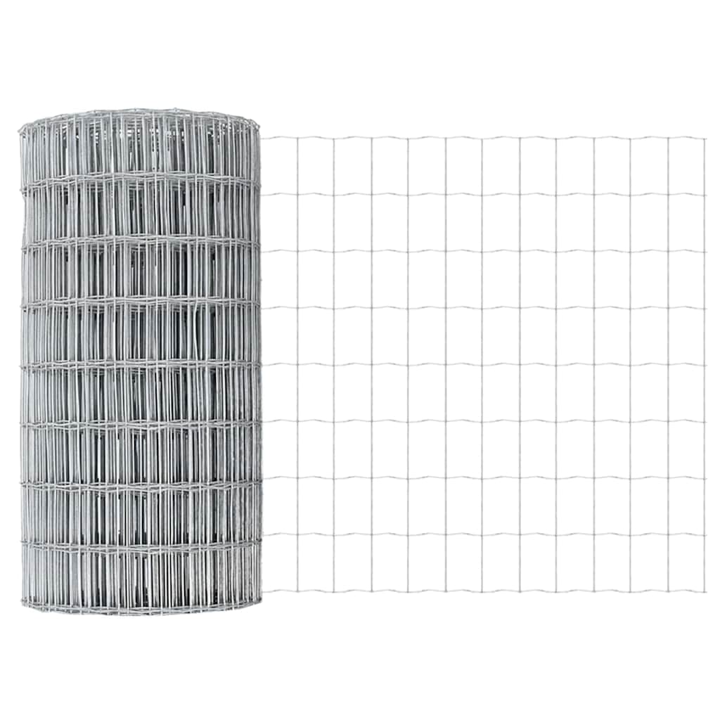 vidaXL Euro Fence 0.8 x 25 m PVC-coated iron 2