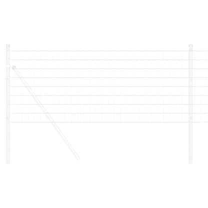 vidaXL Euro Fence 0.8 x 25 m PVC-coated iron 3