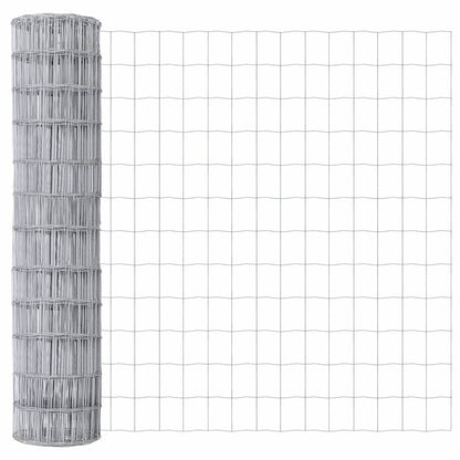 vidaXL Euro Fence 1 x 25 m PVC-coated iron 5