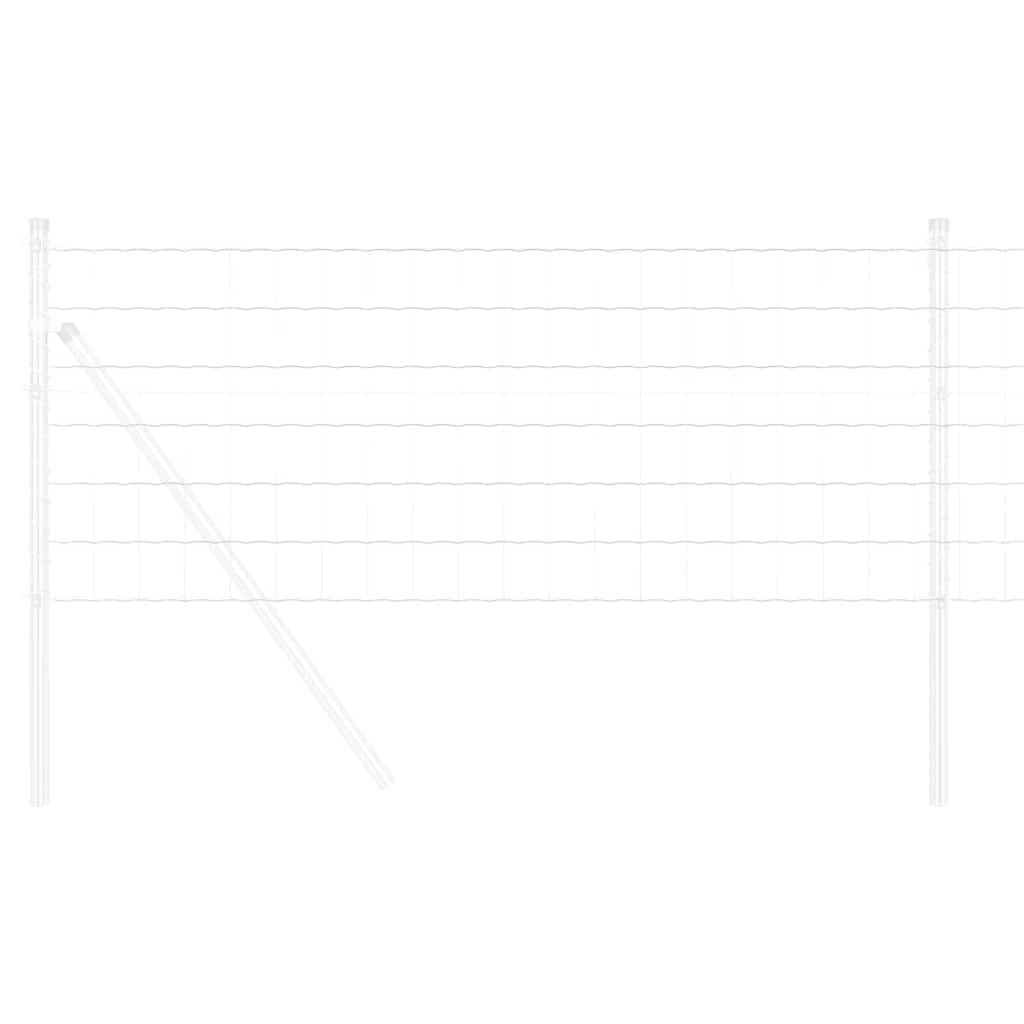 vidaXL Euro Fence 0.4 x 50 m PVC-coated iron 3