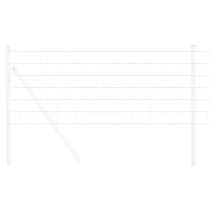 vidaXL Euro Fence 0.4 x 50 m PVC-coated iron 3
