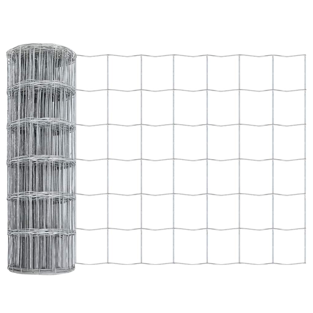 vidaXL Euro Fence 0.6 x 50 m PVC-coated iron 2