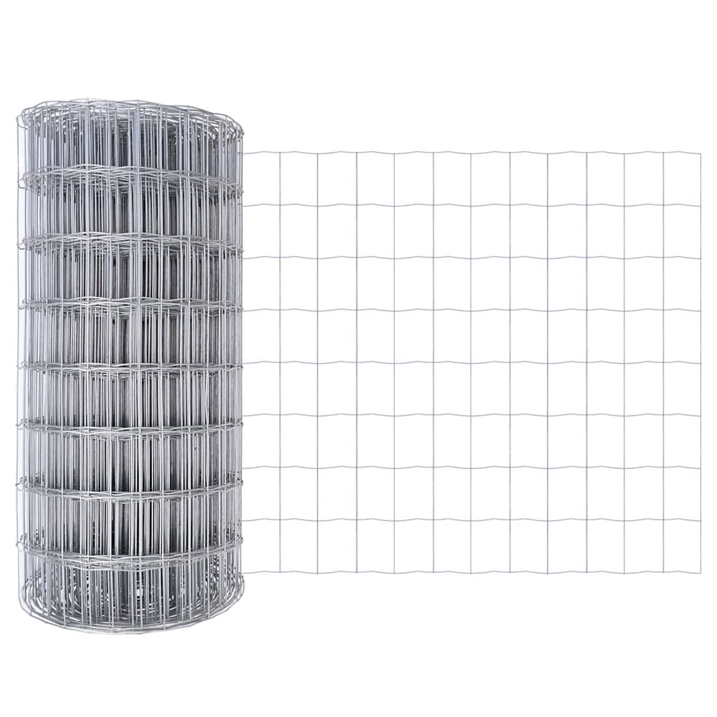 vidaXL Euro Fence 0.8 x 25 m PVC-coated iron 2
