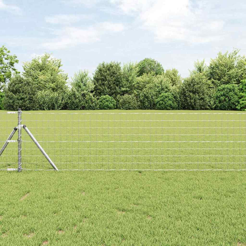 vidaXL Euro Fence 0.4 x 50 m PVC-coated iron 1