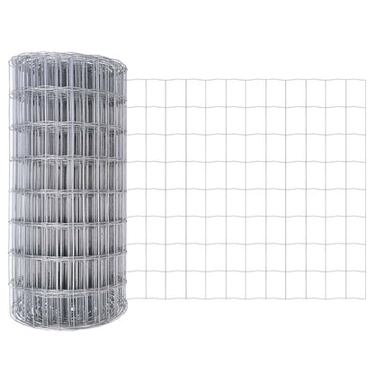vidaXL Euro Fence 0.4 x 50 m PVC-coated iron 2