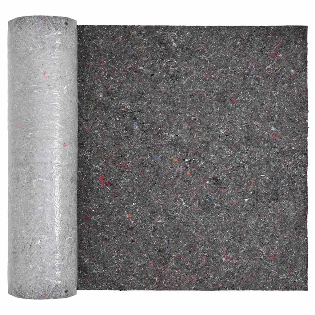 vidaXL Pond Fleece 1 x 25 m Polyester and Cotton Grey 4