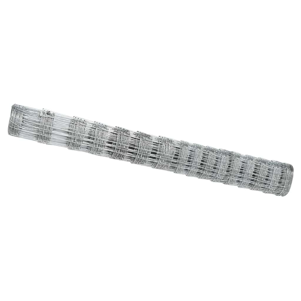 vidaXL Field Fence Silver 2