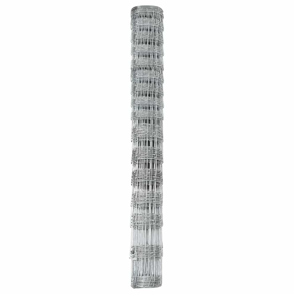 vidaXL Field Fence Silver 6