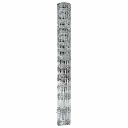 vidaXL Field Fence Silver 6