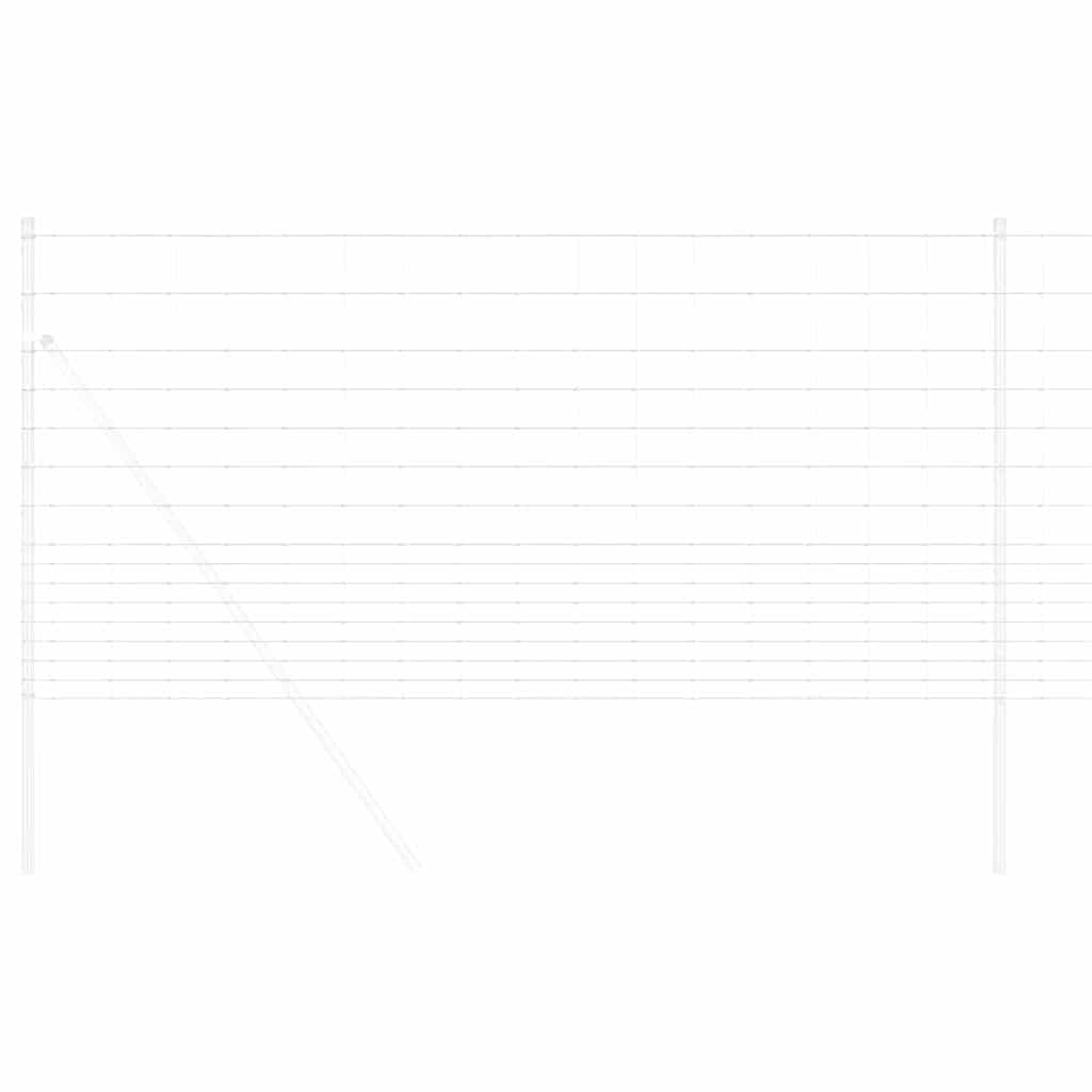 vidaXL Field Fence Silver 3