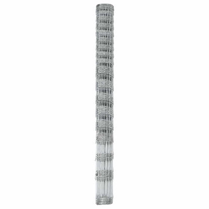 vidaXL Field Fence Silver 6