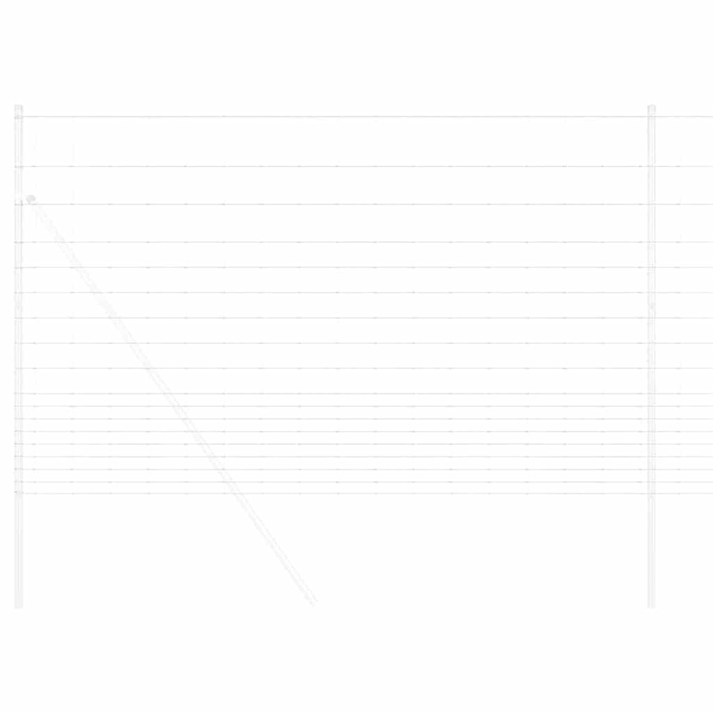 vidaXL Field Fence Silver 3