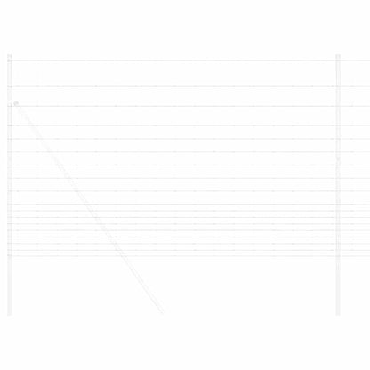 vidaXL Field Fence Silver 3