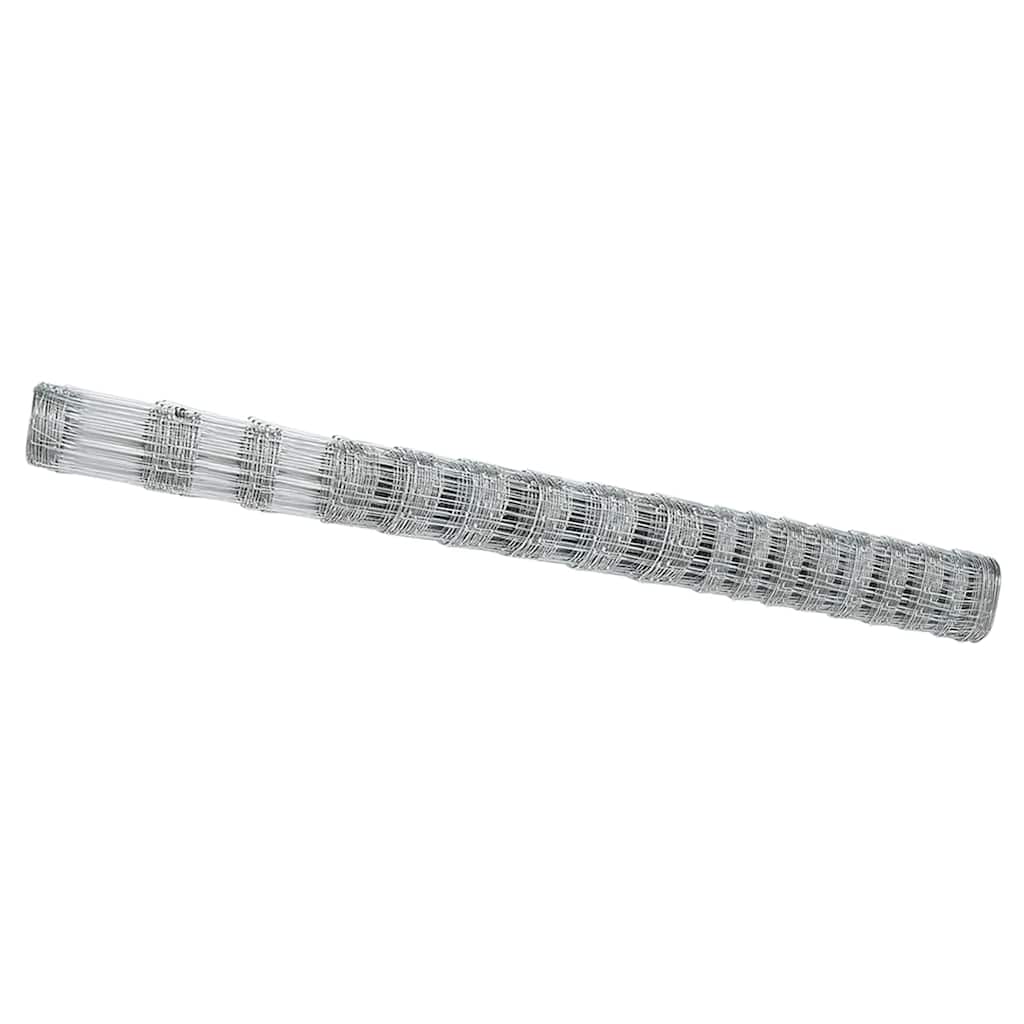 vidaXL Field Fence Silver 2