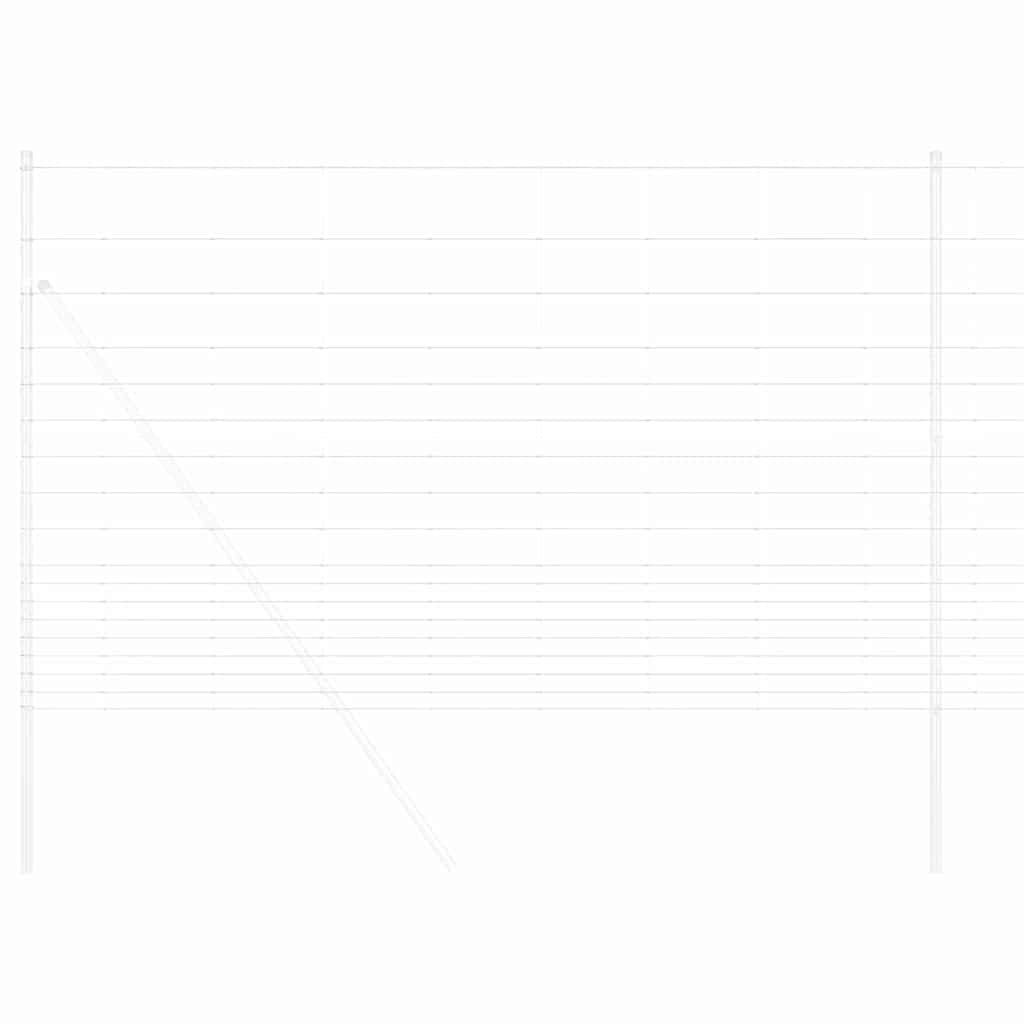 vidaXL Field Fence Silver 3