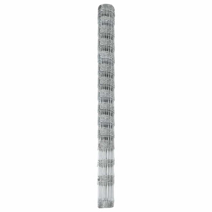 vidaXL Field Fence Silver 6