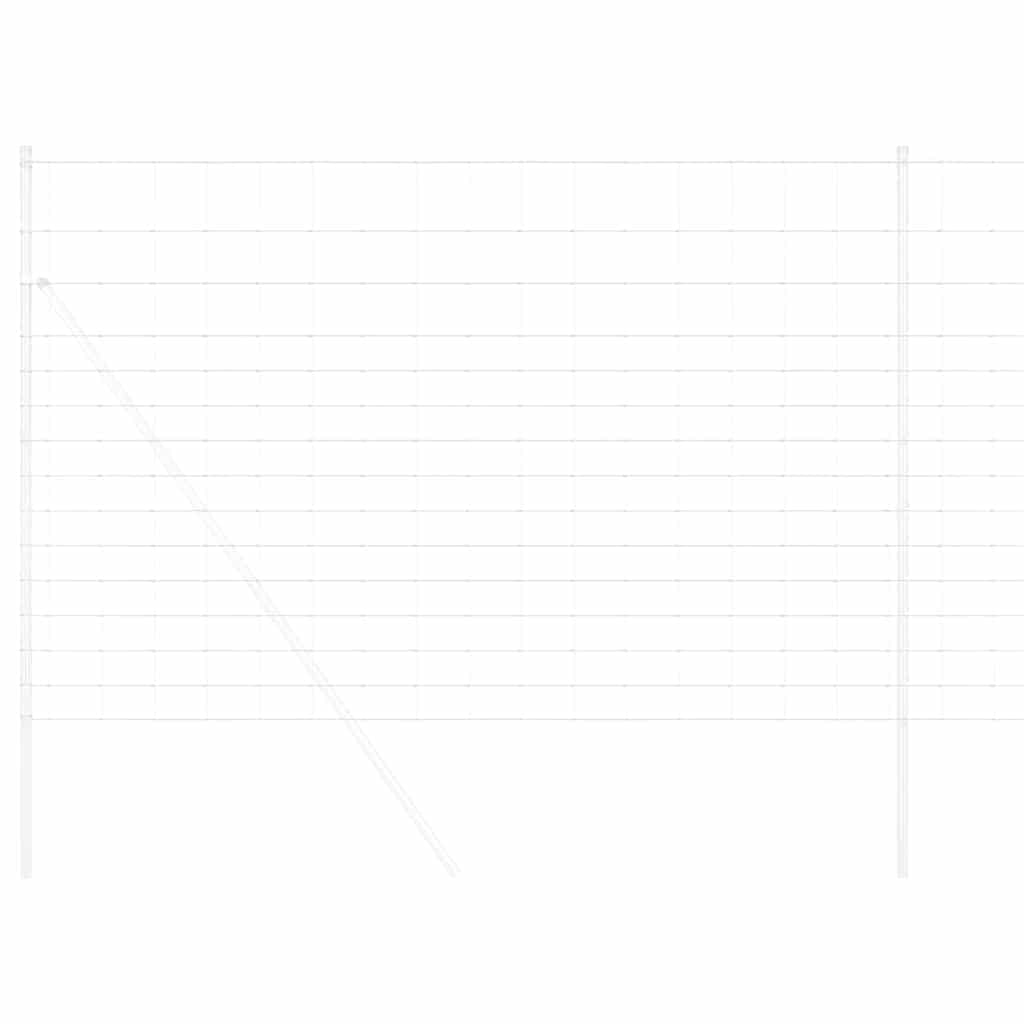 vidaXL Field Fence Silver 3