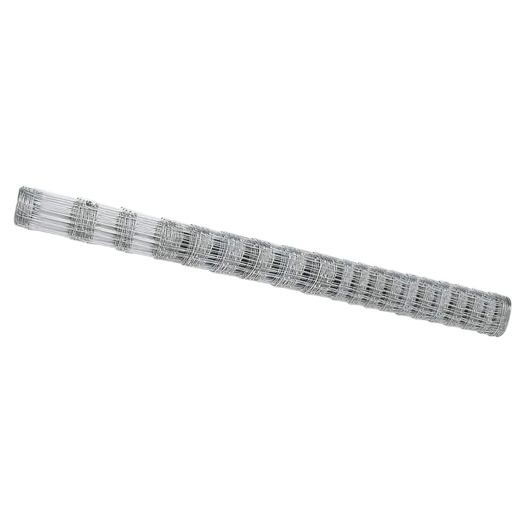 vidaXL Field Fence Silver 2