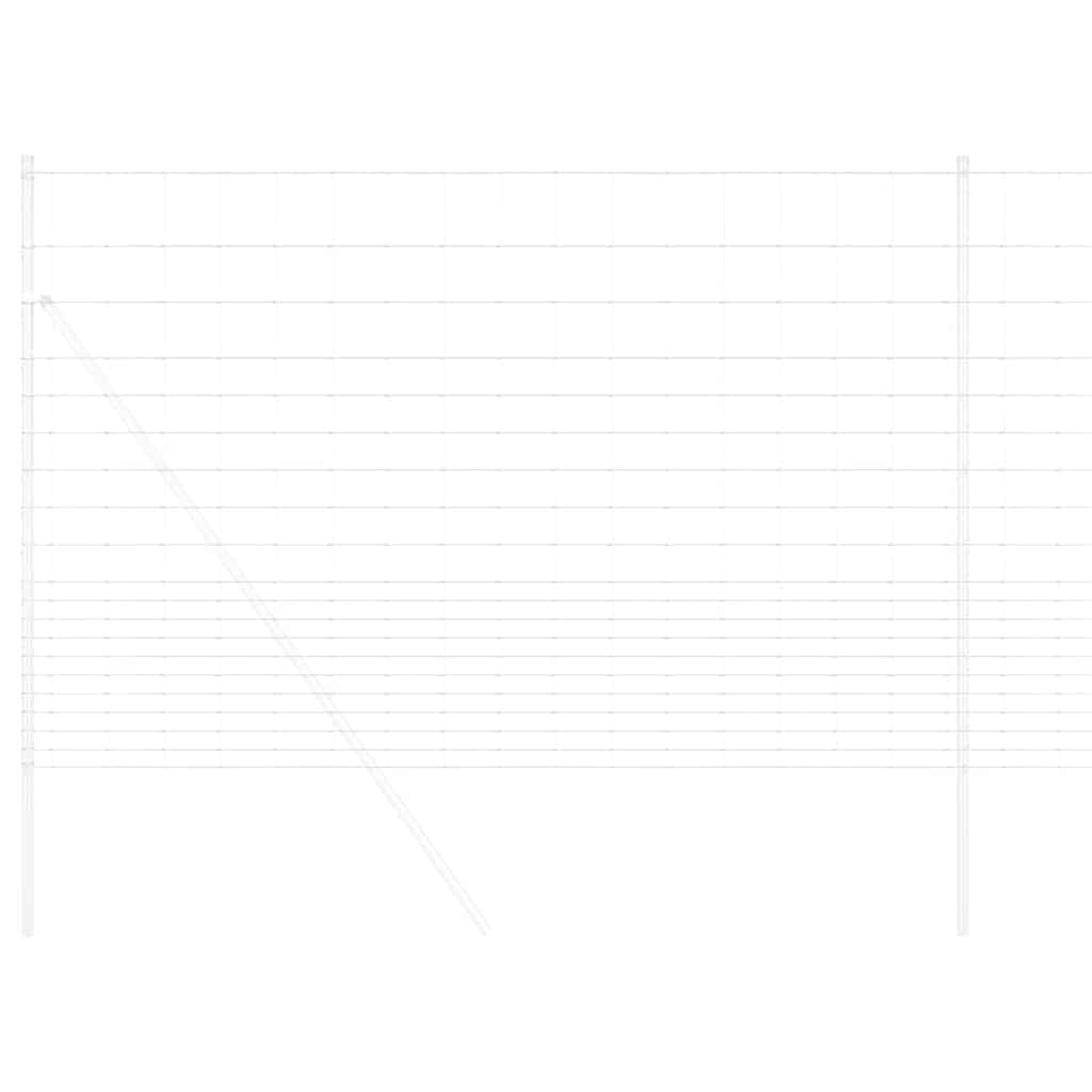 vidaXL Field Fence Silver 3