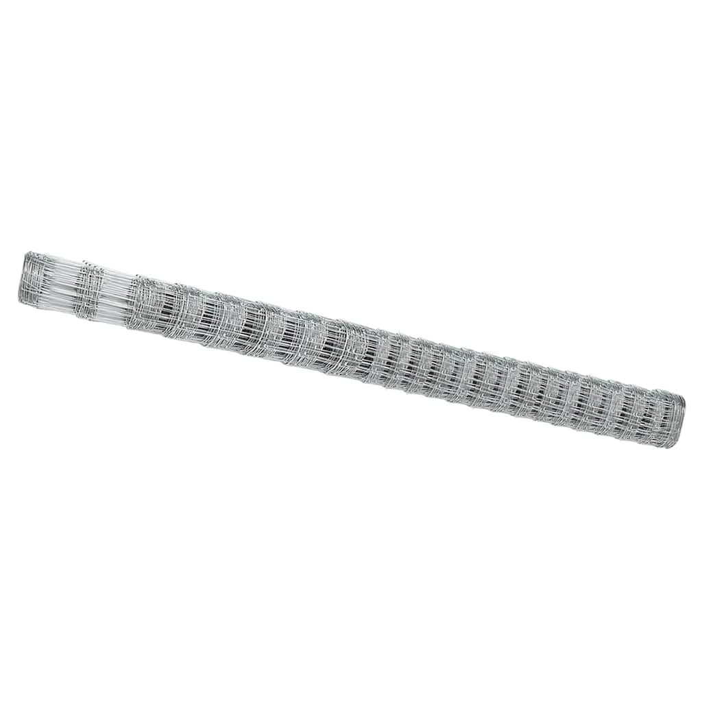 vidaXL Field Fence Silver 2