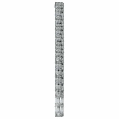 vidaXL Field Fence Silver 6
