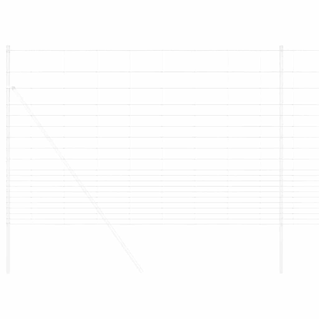 vidaXL Field Fence Silver 3