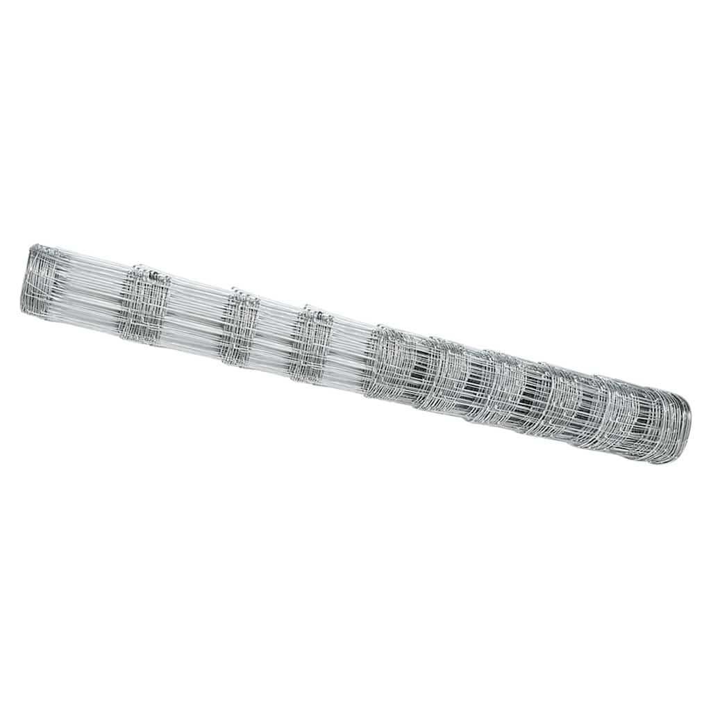 vidaXL Field Fence Silver 2