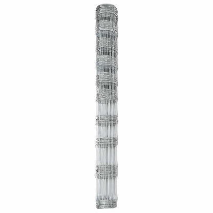 vidaXL Field Fence Silver 6
