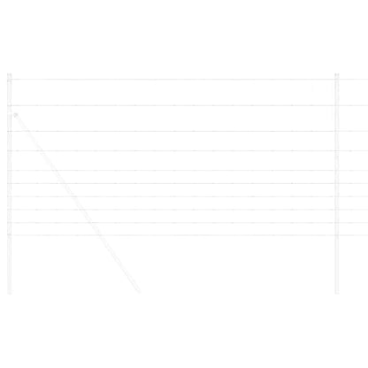 vidaXL Field Fence Silver 3