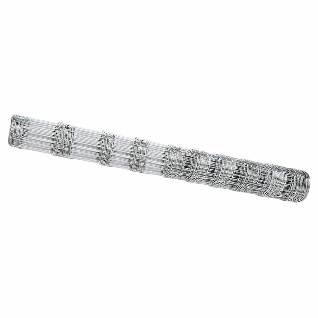 vidaXL Field Fence Silver 2