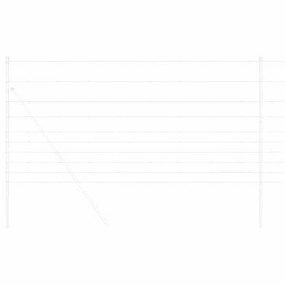 vidaXL Field Fence Silver 3