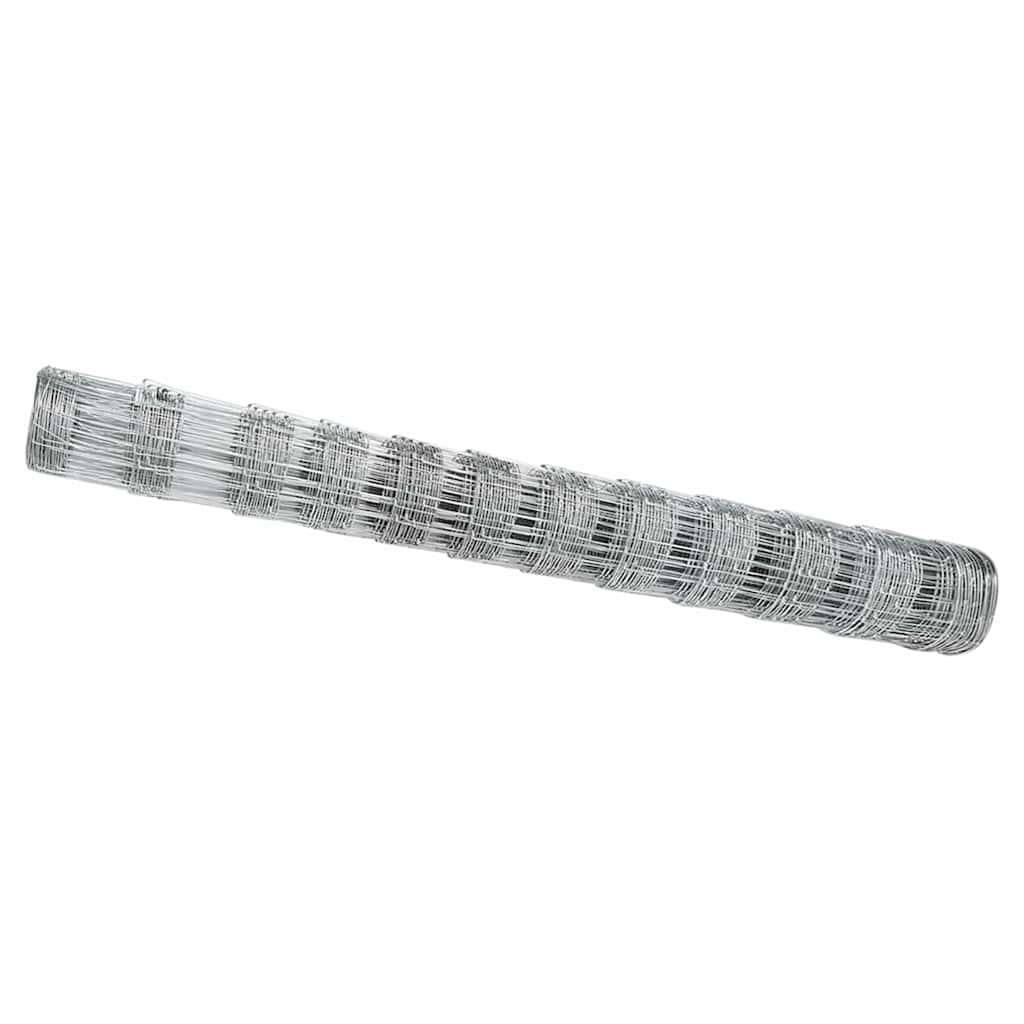 vidaXL Field Fence Silver 2