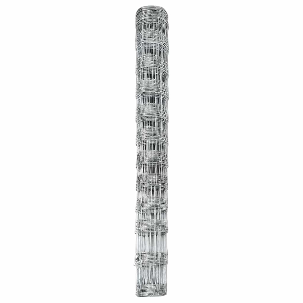 vidaXL Field Fence Silver 6