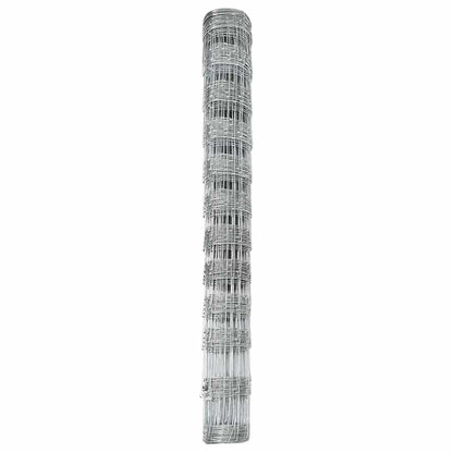 vidaXL Field Fence Silver 6