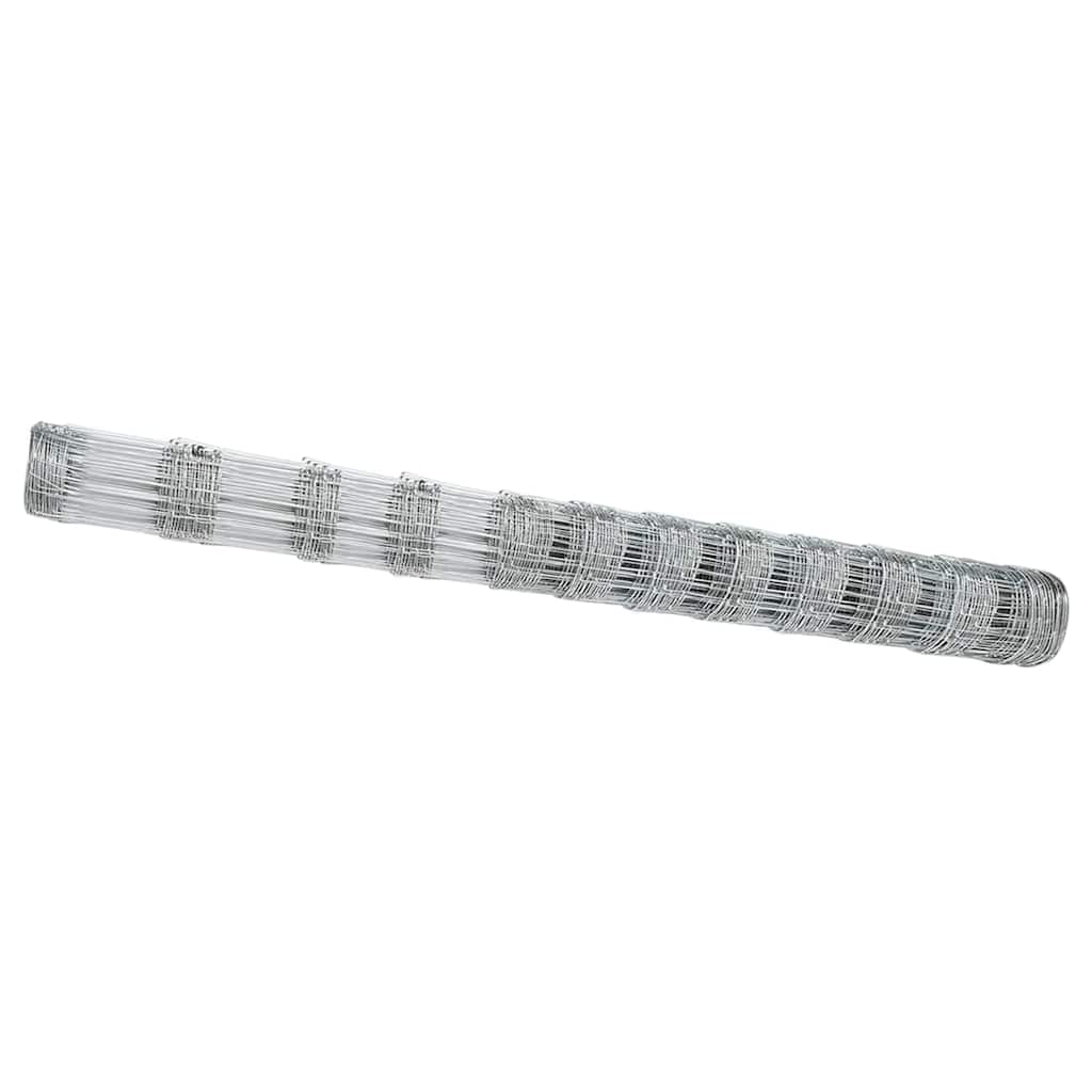 vidaXL Field Fence Silver 2