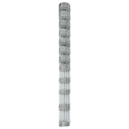 vidaXL Field Fence Silver 6