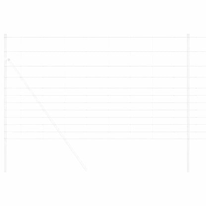 vidaXL Field Fence Silver 3